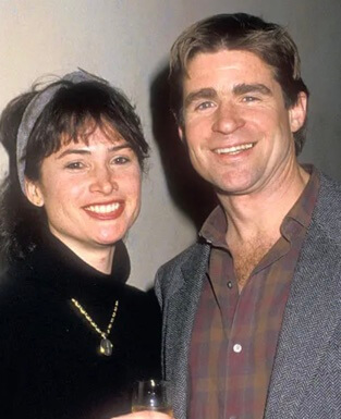 Pam Van Sant with her late husband, Treat Williams.